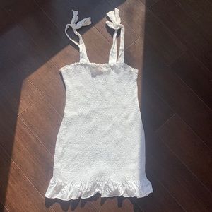 White Smocked Dress